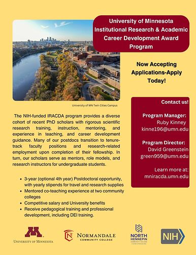 MN IRACDA flyer