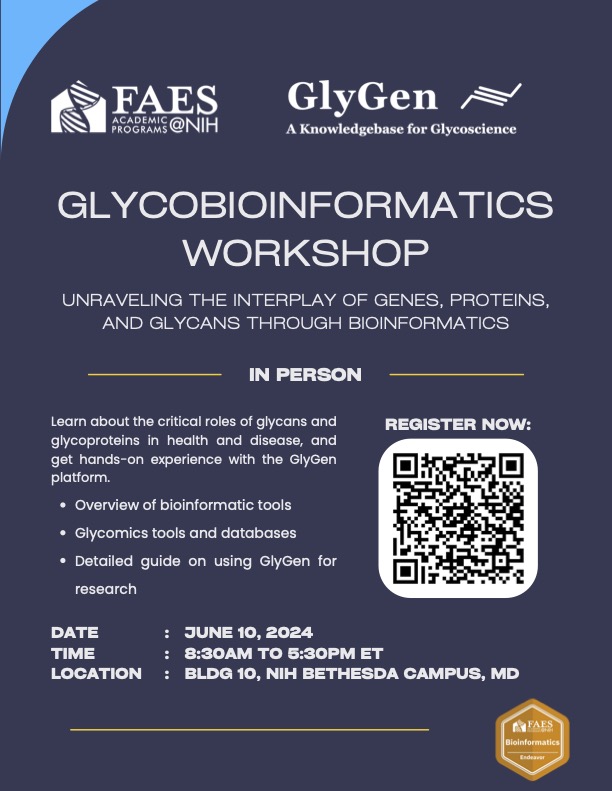 Glycobioinformatics June 10, 2024 Conferences Alliance of